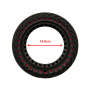 Red puncture tire 10x2.50 (44mm)