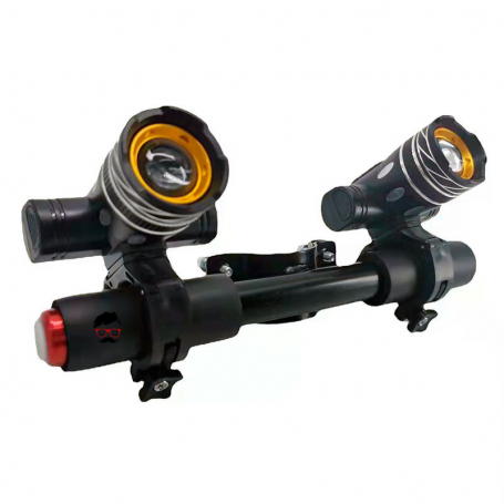 Steunbalk + LED-koplampen