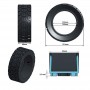 Offroad band 8.5x3-5.5 - KuKirin G2 Pro