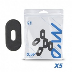 Bouchon silicone noir pour boîtier batterie Xiaomi 4 Lite 2e génération Original Pack de 5