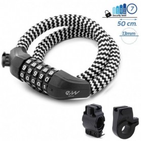Antivol à code EWLK025 blanc