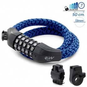 Antivol à code EWLK025 bleu
