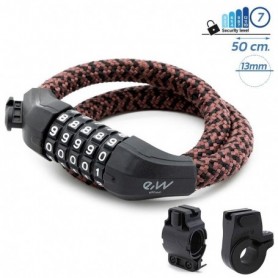 Antivol à code EWLK025 marron