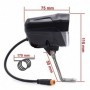 Phare LED avec klaxon 12-72V connecteur étanche