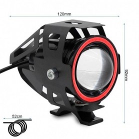 Phare LED U7 12-80V rouge