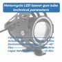 LED-Scheinwerfer U7 12-80V rot