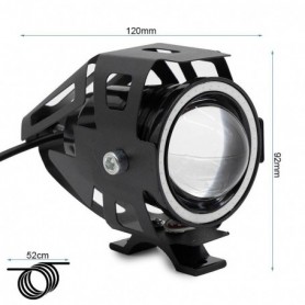 Phare LED U7 12-80V blanc