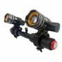 Phares LED rechargeables pour guidon