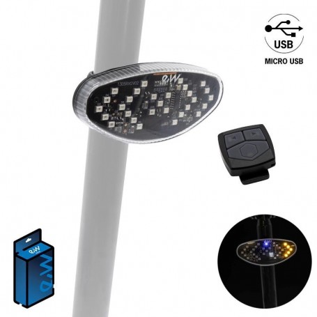 Clignotant arrière rechargeable Bluetooth EWI001