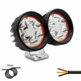 Phare avant double LED EWLM001 12-72V