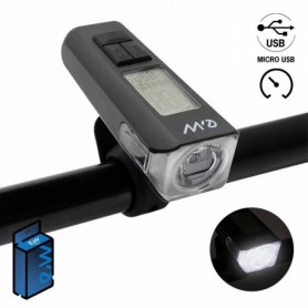 Phare rechargeable EWL011 avec compteur (vitesse