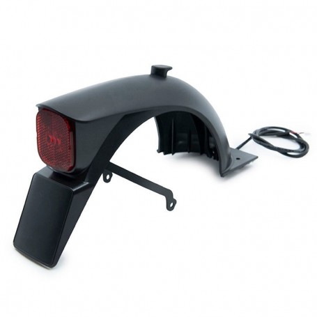 Garde-boue arrière noir avec feu Ninebot E2 / E2 Plus