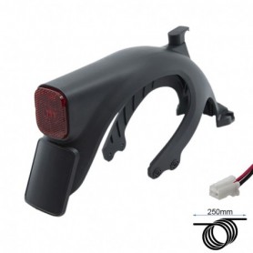 Garde-boue arrière noir avec feu Ninebot Max G2 E