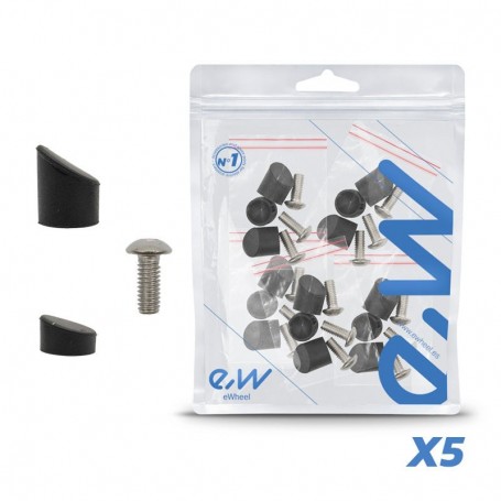 Capuchon noir pour garde-boue arrière GX1.0 Xiaomi (lot de 5)