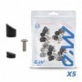 Capuchon noir pour garde-boue arrière GX1.0 Xiaomi (lot de 5)