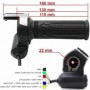 Accélérateur avec indicateur de batterie et clé connecteur SM 36V