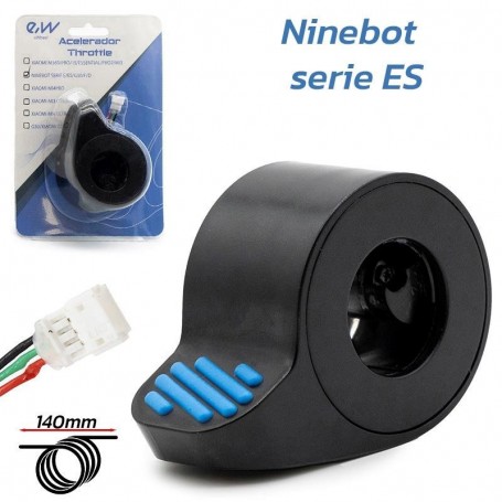 Accélérateur Ninebot série ES bleu connecteur JST ZH