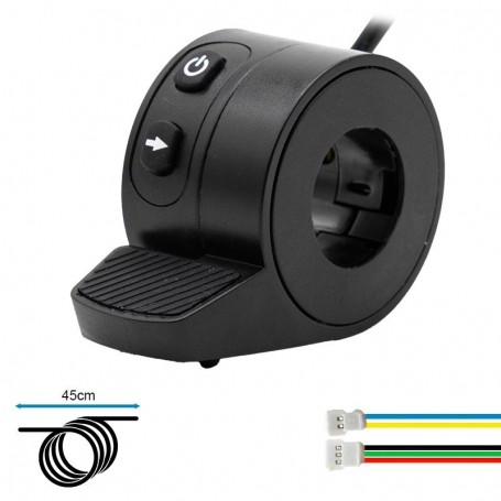 Accélérateur avec commodo droit Smartgyro Raptor Evo