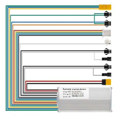 Contrôleur 52V 25A 1200W-A LCD QS-S4 [Kyesang]
