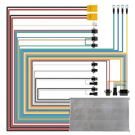 Contrôleur 72V 45A 3000W A et B LCD QS-S4 [Kyesang]