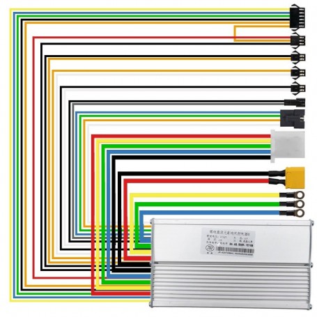 Contrôleur JP 52V 37A 1600W double moteur [J&P] B