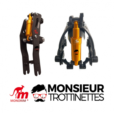 Voor- en achterwielophanging Pack Monorim Segway-Ninebot MAX G30