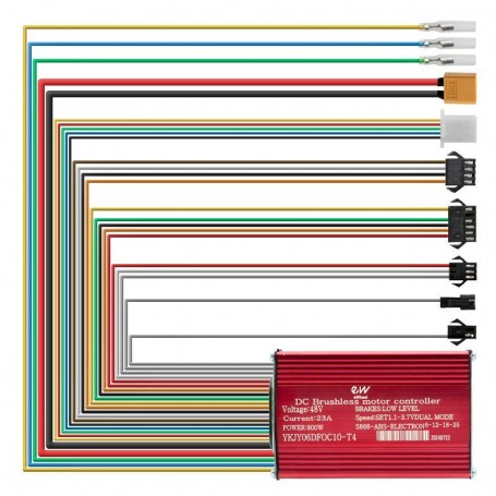 Contrôleur 48V 23A 800W Smartgyro Speedway / Rockway homologué avec câble de limitation (6-12-18-25 km/h)
