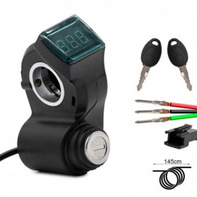 Clé de contact avec voltmètre connecteur SM