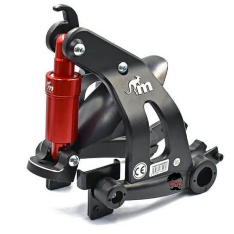 Achterwielophanging Monorim Zwart/ Rood MR1 RR Xiaomi M365 & M365 Pro/Pro 2/1S/Essential